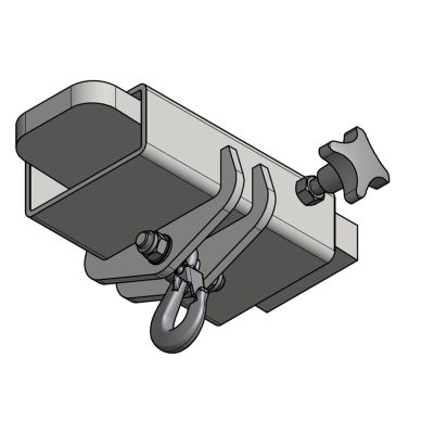 Stapler-Schuh, kurze Bauart mit Ösenhaken
