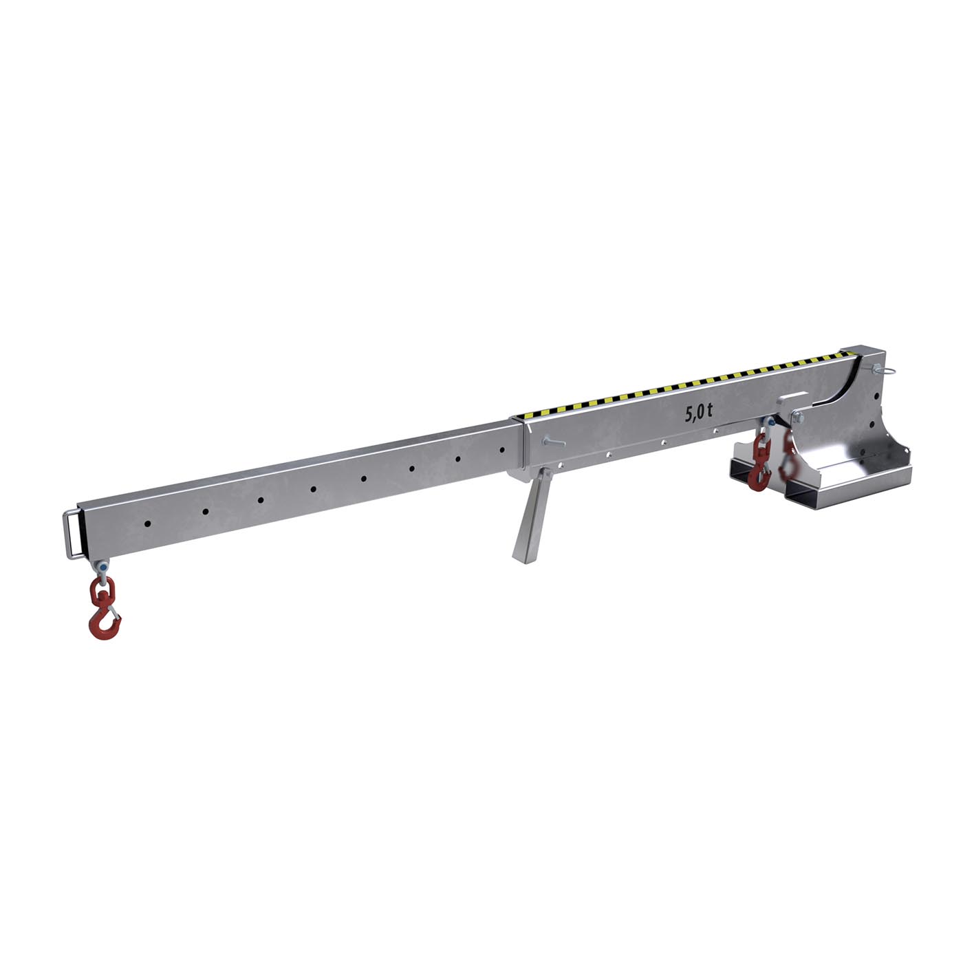 Teleskoplader höhenverstellbar und teleskopierbar (verzinkt), Ansicht 4